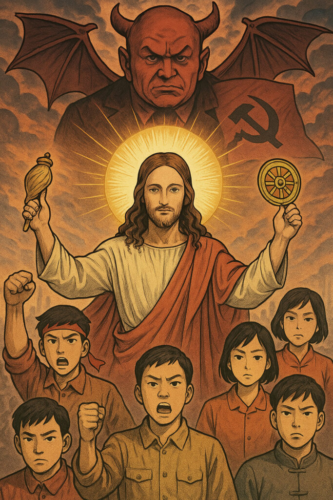 Vishnu / Hammer- und Sichel-Kommunismus?